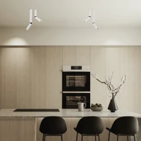LED reguliuojamas lubinis prožektorius 5W 3000K smėlio balta 30cm - Nuotrauka 1