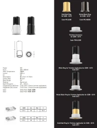 Compact Recessed LED Spot 9W 3000K Black Matt - Image 3