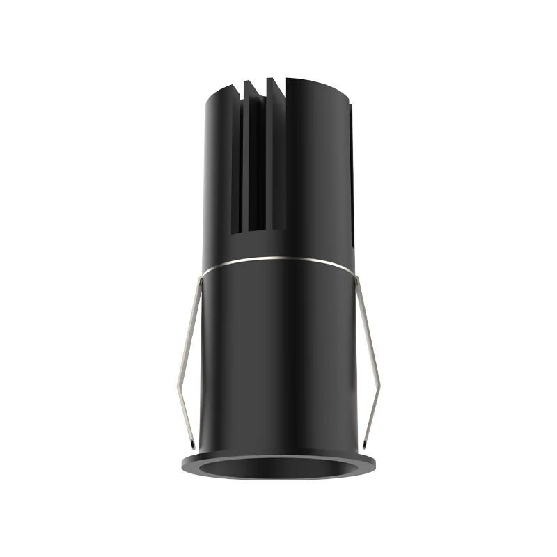 Compact Recessed LED Spot 9W 3000K Black Matt