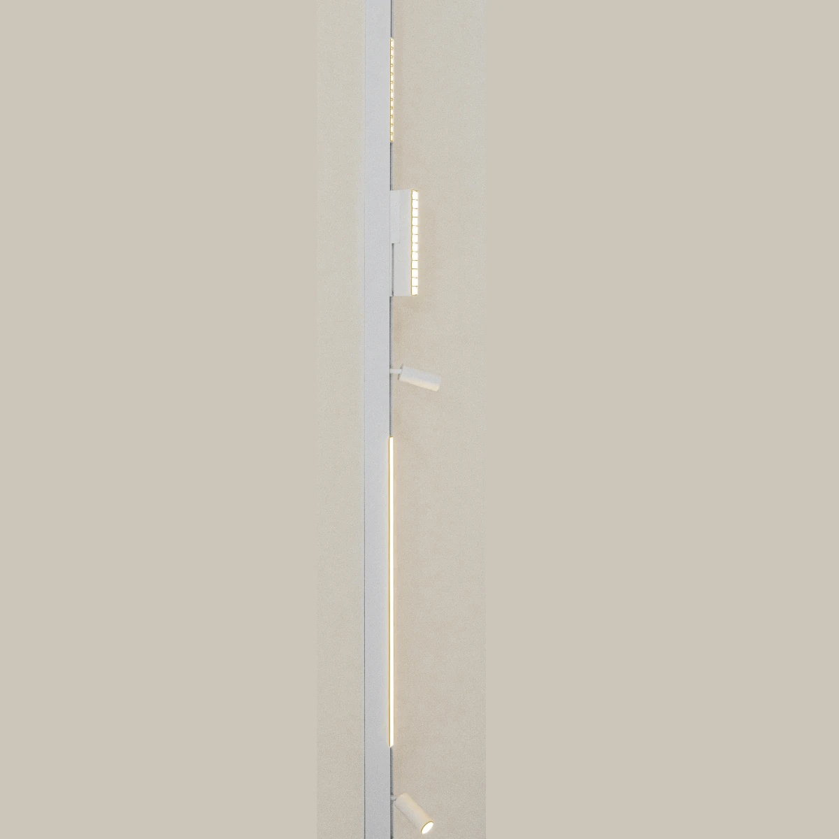 Magnetinis LED kryptinis šviestuvas 15W 3000K baltas