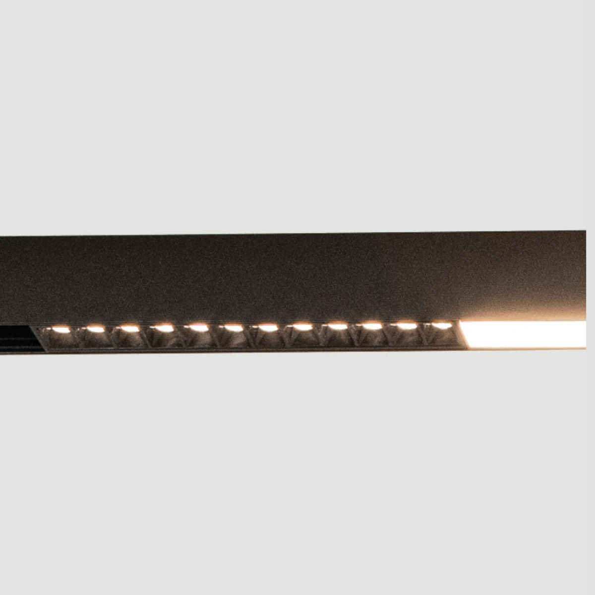 Magnetinis LED Bėginis Šviestuvas 8W 2700K Matinės Juodos spalvos
