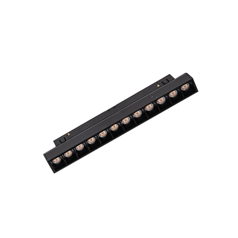 Magnetinis LED Bėginis Šviestuvas 8W 2700K Matinės Juodos spalvos