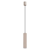 Pendant lamp 8W – round, taupe, DALI/PUSH DIMM - Image 2