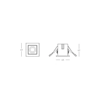 Recessed LED Downlight 3W 3000K Matt White - Image 2