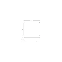 Outdoor Wall Light Up-Down Sandy White 6W 3000K IP65 - Image 2