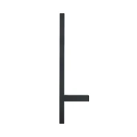 Linear LED Wall Light with Shelf, Sandy Black - Image 1