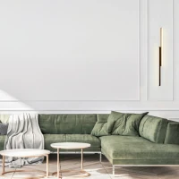 LED sieninis šviestuvas 26W 3000K smėlio juoda ir žalvario spalvos - Nuotrauka 1