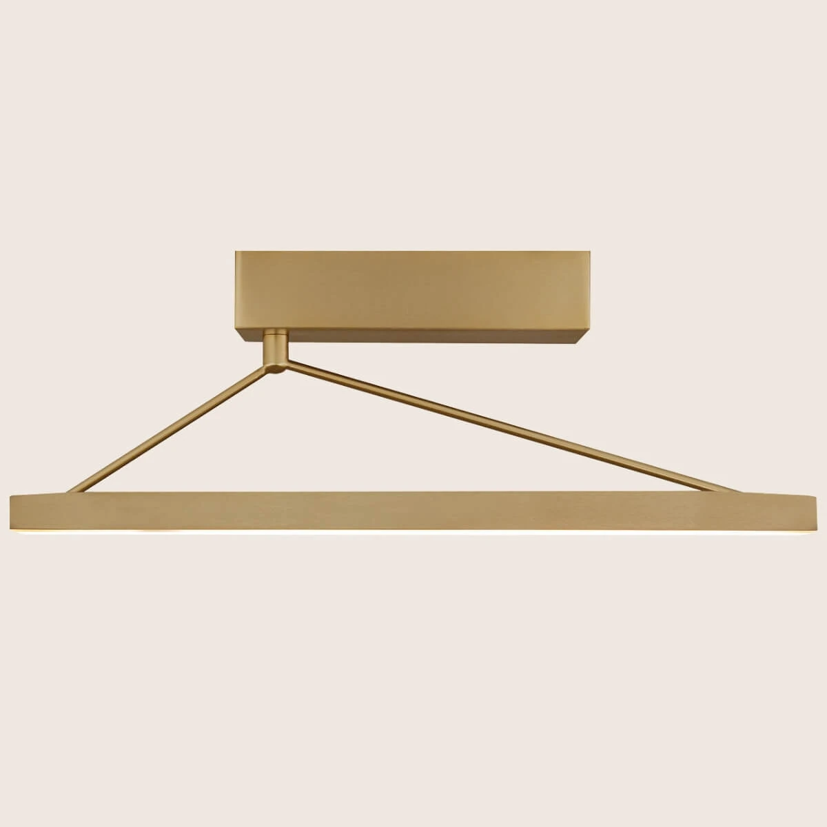 Modernus LED Lubinis Šviestuvas 26W 3000K Žalvario Spalvos