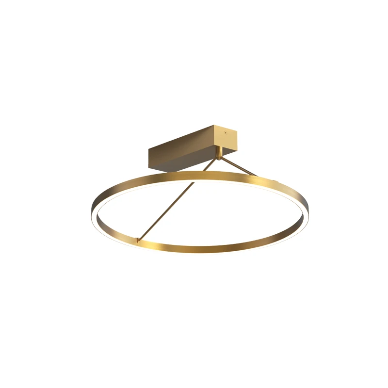 Modernus LED Lubinis Šviestuvas 26W 3000K Žalvario Spalvos