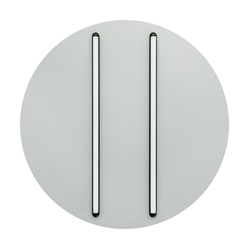 Apvalus LED lubinis šviestuvas 43W 3000K, smėlio pilka-juoda matinis