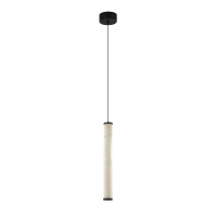 Alabaster LED Pendant Light, Sandy Black - Image 2