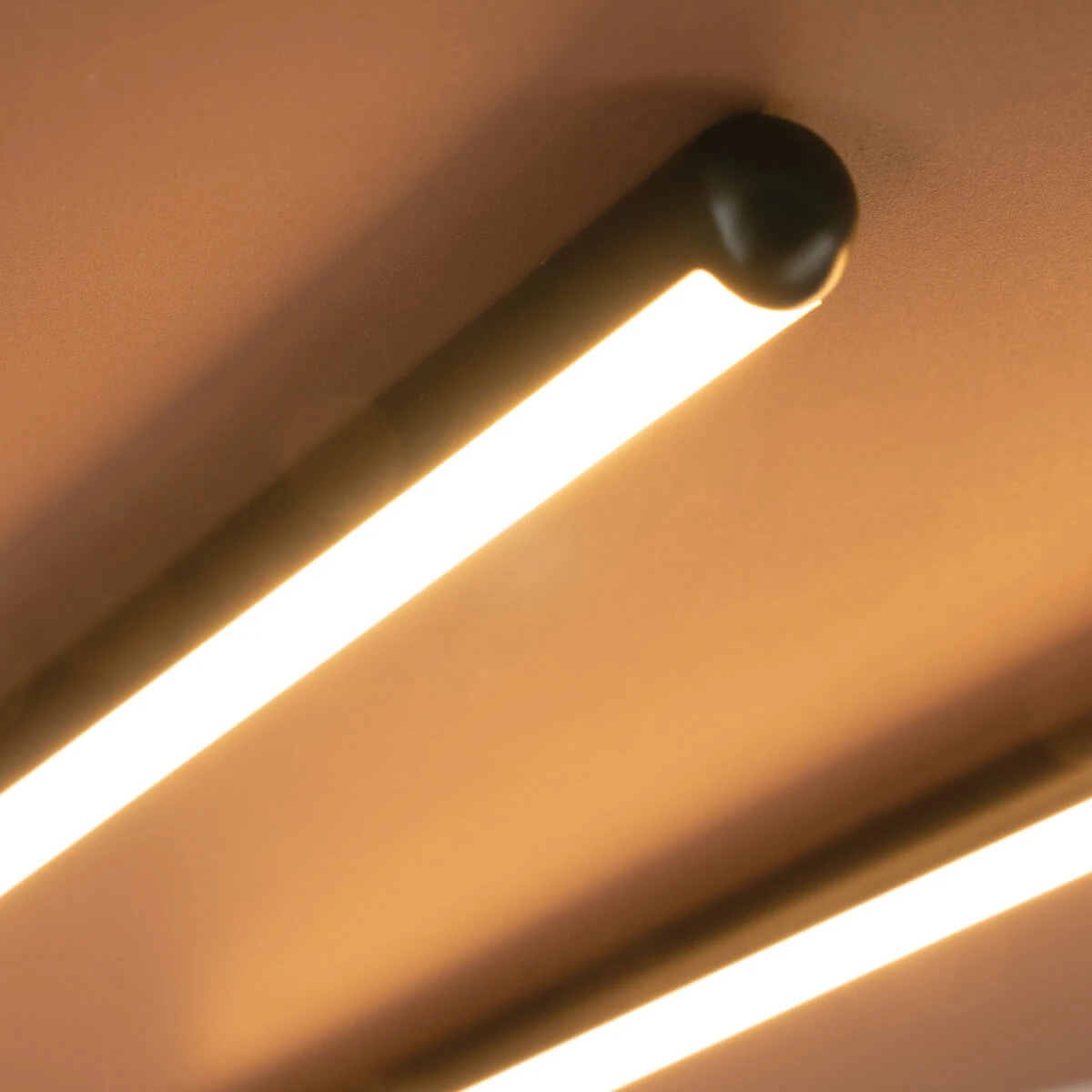 LED lubinis šviestuvas, Smėlio plytų raudona ir juoda matine, 43W 3000K