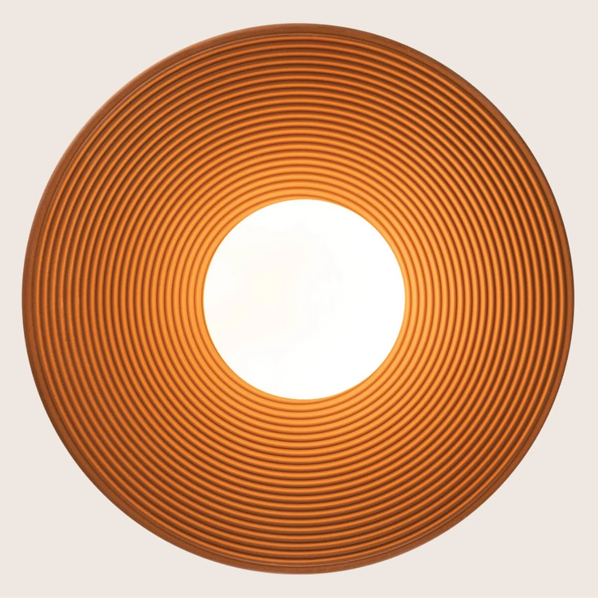 LED Pakabinamas Šviestuvas | Terakotos Molio ir Juodo Metalo | G9