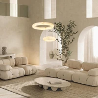 Ovalus Alabastro LED Pakabinamas Šviestuvas su Žalvario Kupolu - Nuotrauka 1