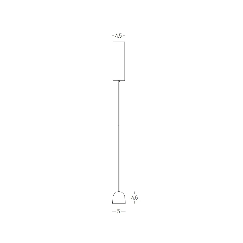 Sandy Black Minimalist LED Pendant Light