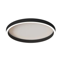 Apvalus LED lubinis šviestuvas 41W, CCT pritemdomas, smėlio juodas - Nuotrauka 1