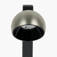 LED Wall Light, 13W, Brushed Nickel & Sandy Black Base - Image 2