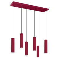 Pakabinamas šviestuvas 80 cm – linijinis, bordo, DALI/PUSH LED