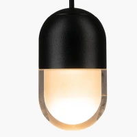 LED pakabinamas šviestuvas, smėlio juodos spalvos, reguliuojamas 7W - Nuotrauka 3