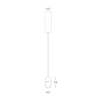 Minimalist LED Pendant Light 7W 3000K Sandy White - Image 2