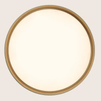Reguliuojamos CCT LED lubinis šviestuvas, matinis baltas-auksinis, Ø40cm - Nuotrauka 3