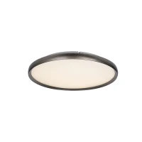 Brushed Grey Round LED Ceiling Light - Image 1
