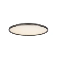 LED lubinis šviestuvas, CCT, šlifuoto pilko atspalvio, Ø60cm H6cm - Nuotrauka 1