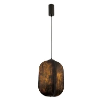 Mulberry Silk Pendant Light, Black - Image 2
