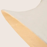 Baltas pakabinamas šviestuvas iš šilko, Ø49cm - Nuotrauka 4