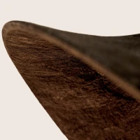 Black Mulberry Silk Sculptural Pendant Light - Image 3