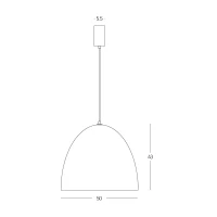 Organic Textured Black Pendant Light - Image 6