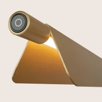 Brushed Gold Adjustable LED Pendant Light, 22W 3000K - Image 3