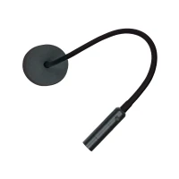 Gooseneck LED Wall Light, Matt Sandy Black - Image 2