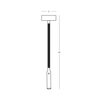 Matt Gold LED Wall Light - Image 3