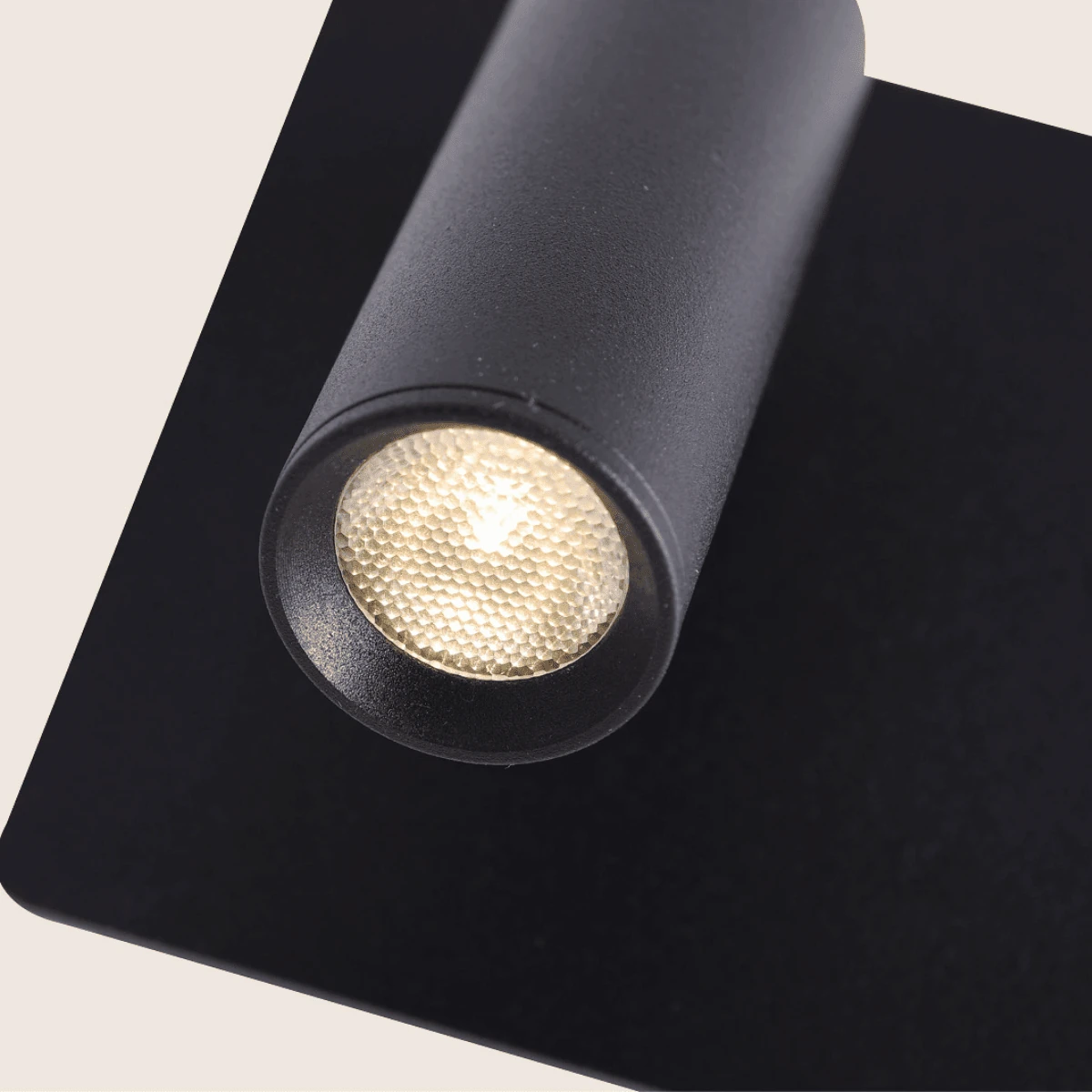 Įleidžiamas pasukamas LED skaitymo šviestuvas 3W 3000K, smėlio juodas