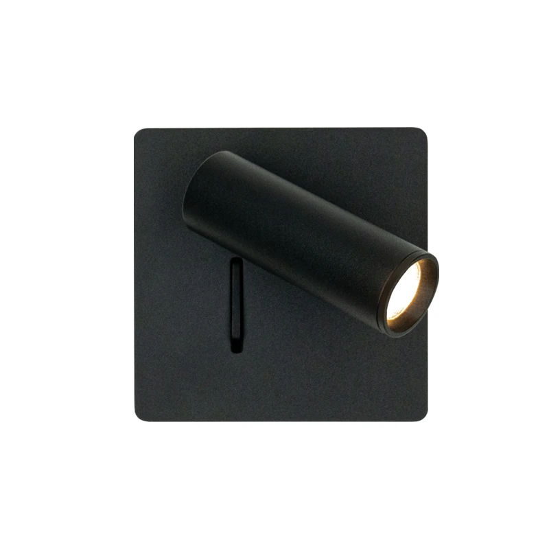 Įleidžiamas pasukamas LED skaitymo šviestuvas 3W 3000K, smėlio juodas