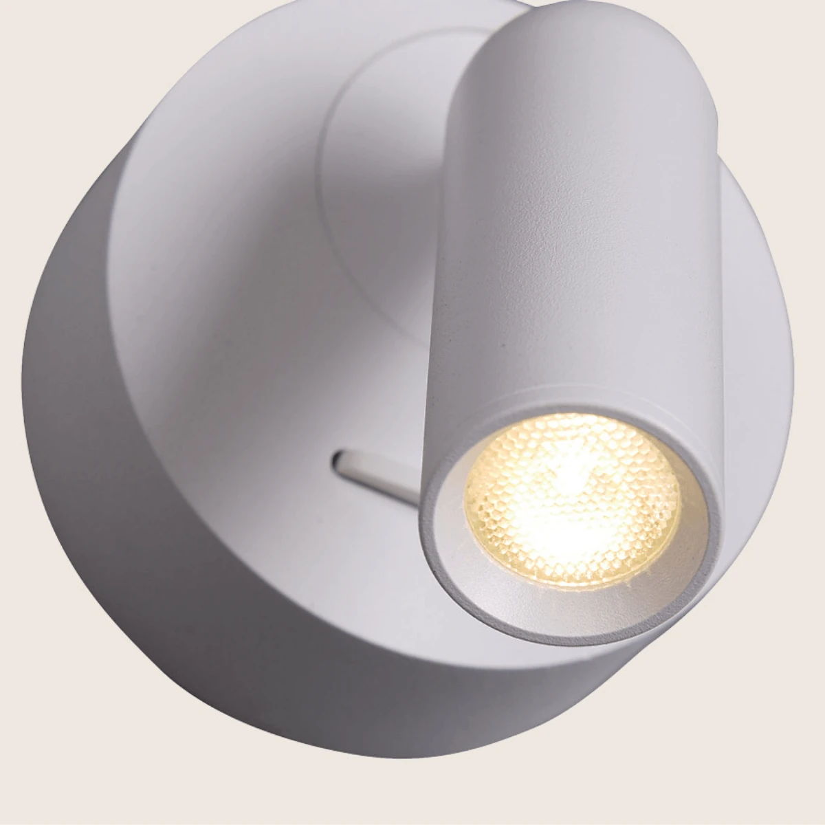 Adjustable LED Wall Spot Light, Matt White