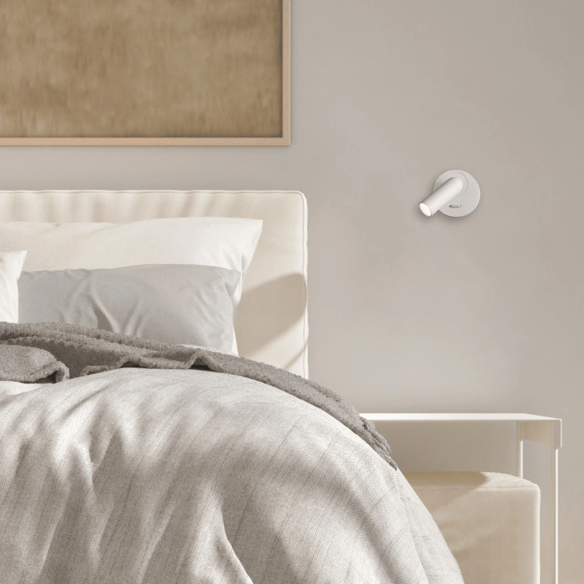 Adjustable LED Wall Spot Light, Matt White