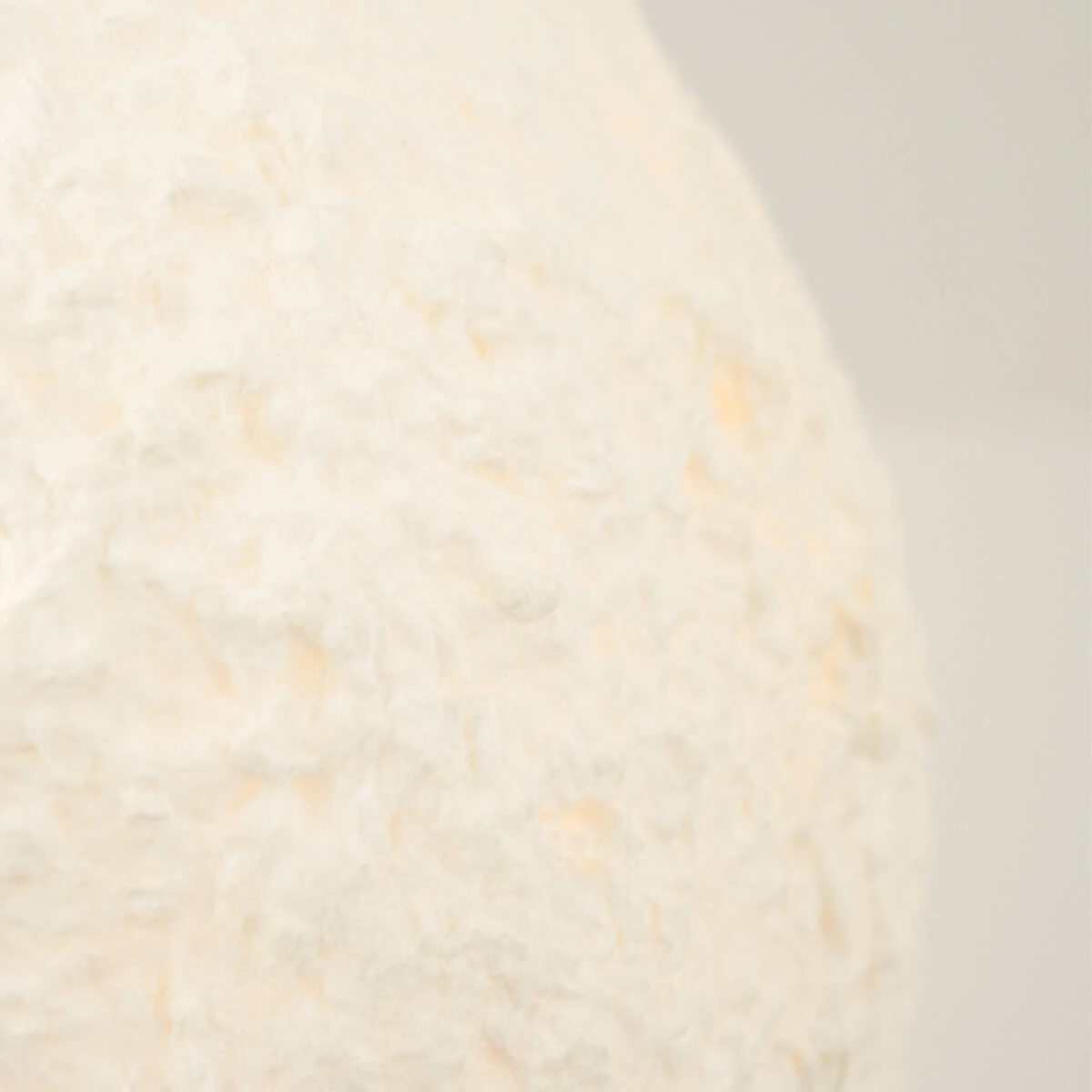 Mineral Texture Pendant Light, White, Ø40cm