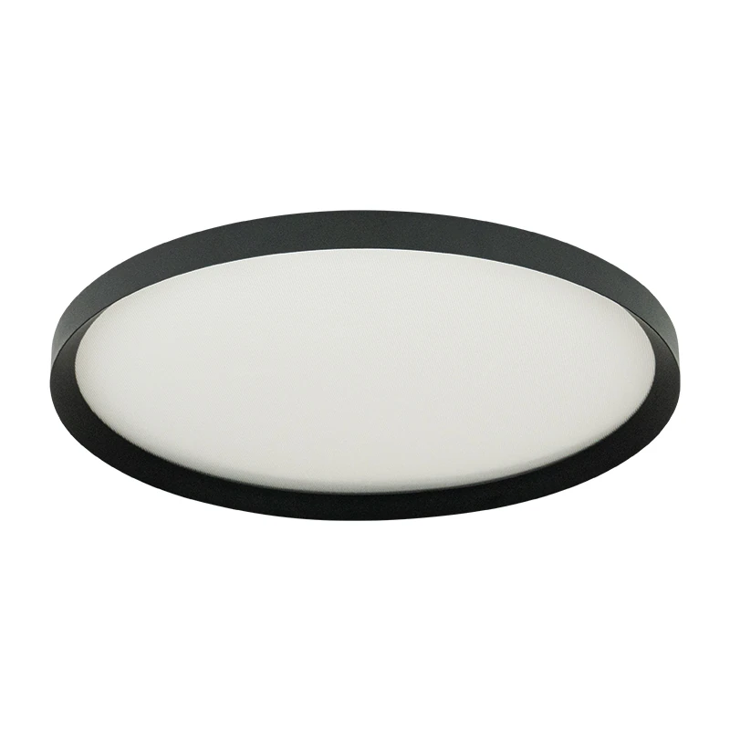 Round LED Ceiling Light, DALI, CCT, Sandy Black