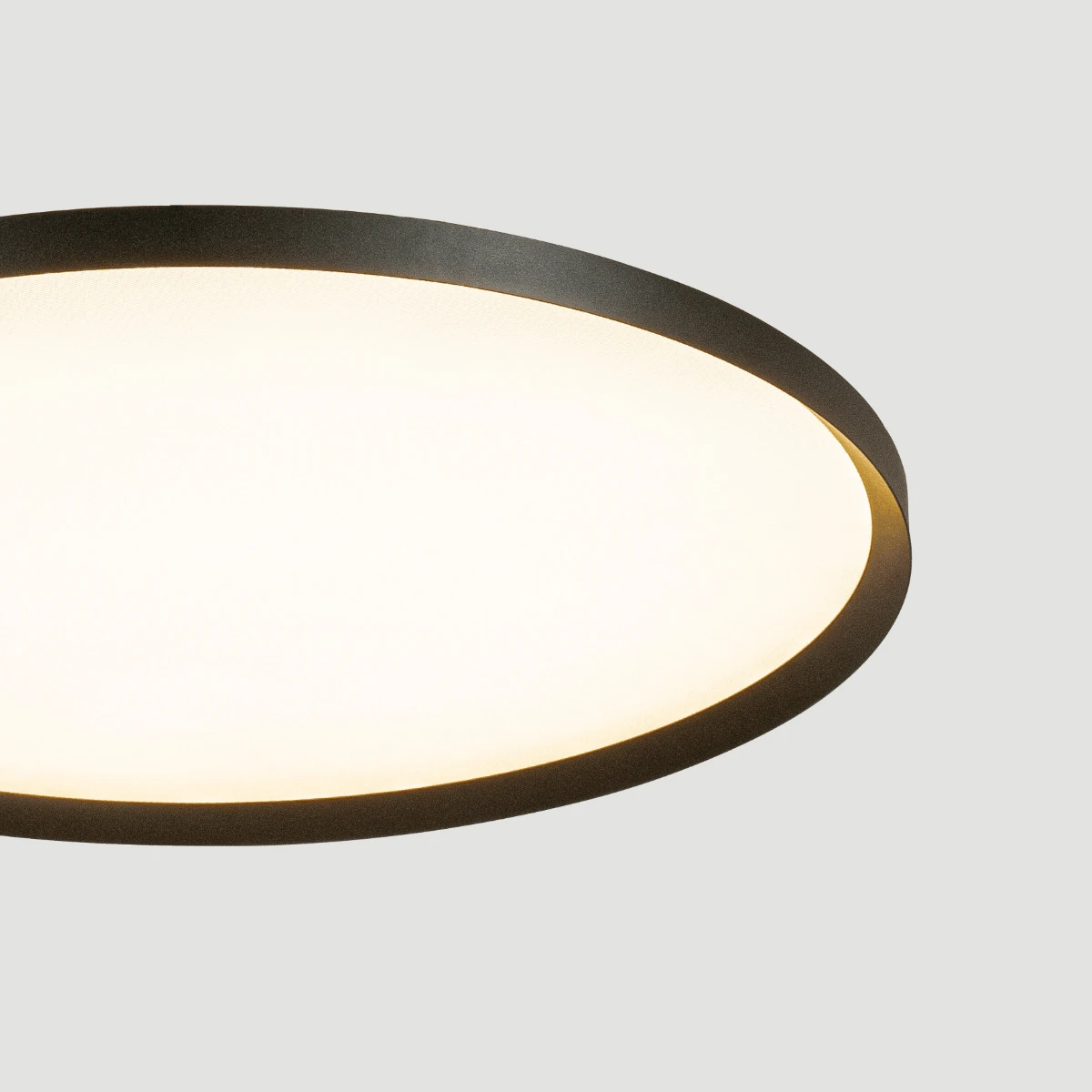 LED apvalus lubinis šviestuvas, CCT, DALI reguliuojamas, matinis juodas