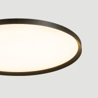 LED apvalus lubinis šviestuvas, CCT, DALI reguliuojamas, matinis juodas - Nuotrauka 2