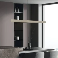 LED Pendant Light 40W 3000K Brushed Grey-Black