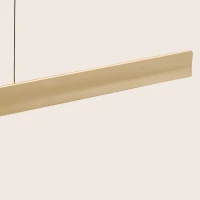 Brushed Gold-Black Linear LED Pendant Light 46W 3000K - Image 3