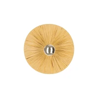 Rattan Wall Light, Beige, Ø25 cm - Image 2