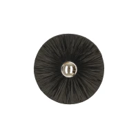 Black Rattan Wall Sconce, Ø25 cm, E27 - Image 2