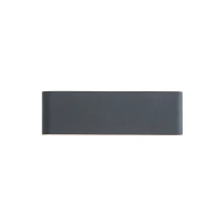LED lauko sieninis šviestuvas 2x10W 3000K IP65 grafito spalvos - Nuotrauka 2