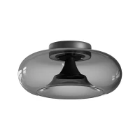 Juodas Pritemdomas LED Lubinis Šviestuvas, 35cm, 30W (2700K-3000K) - Nuotrauka 1