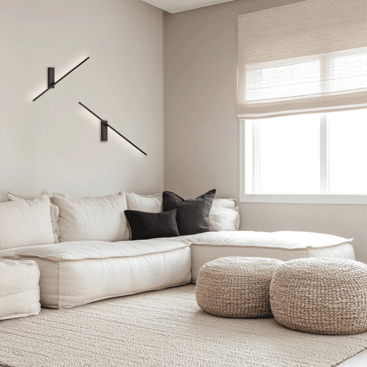 LED Linear Wall Light 14W 3000K Black