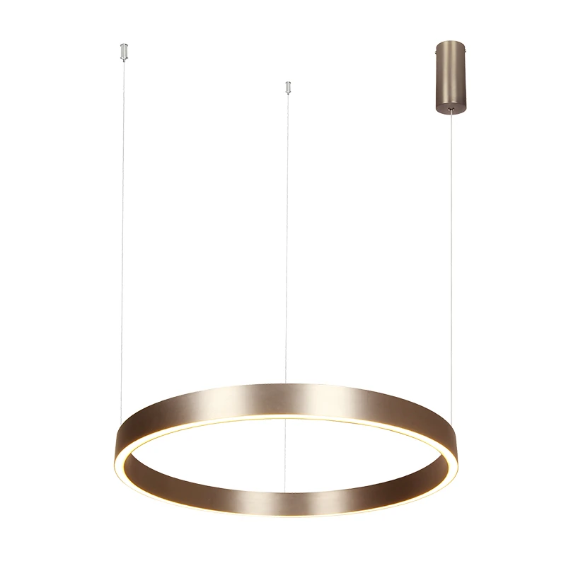 Modern Linear LED Pendant Light, 59W 3000K, 60cm Length